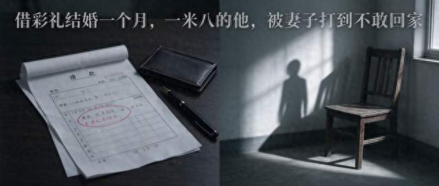 他举债凑彩礼结婚，一个月后被打到不敢回家：家暴不分性别。