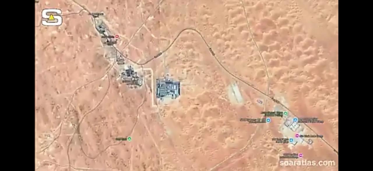 阿联酋哈布尚——富查伊拉输油管道上的两处泵站疑似遭到伊朗攻击。卫星照片上看，东侧