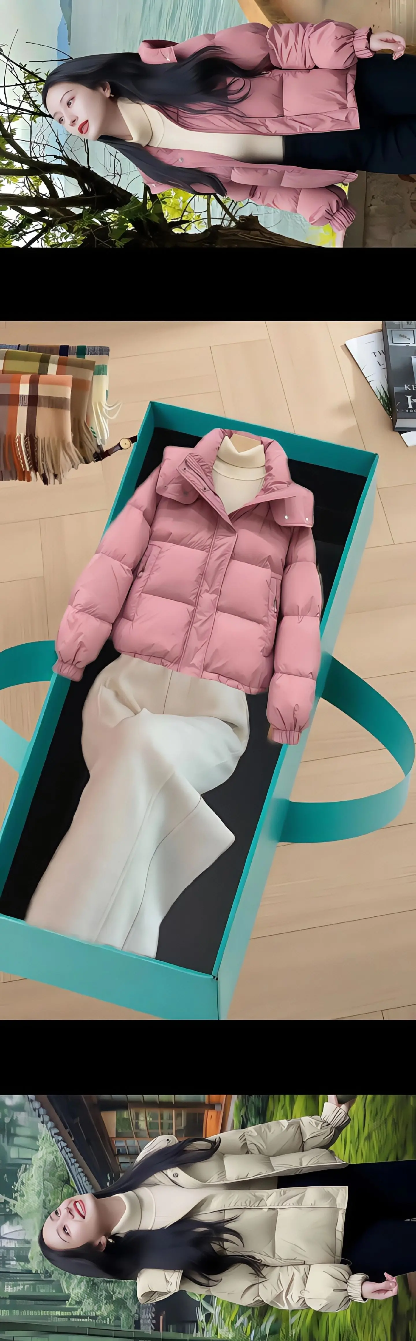 秋冬小众减龄加厚棉服外套 啊啊啊~姐妹们强烈推荐！新款连帽棉服短款连帽...