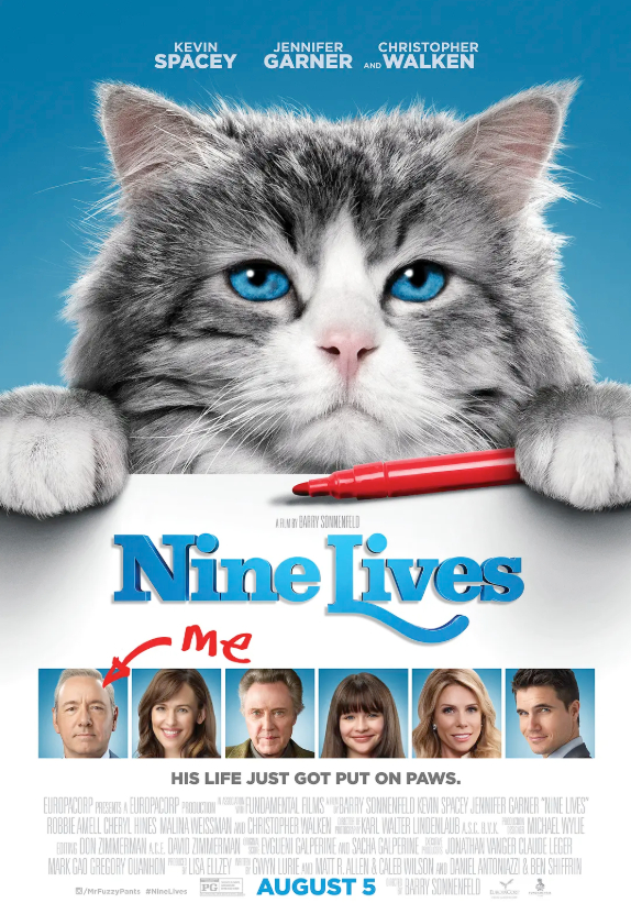 【粉丝求片】九条命 Nine Lives (2016)发布地址(若打不开去我置顶