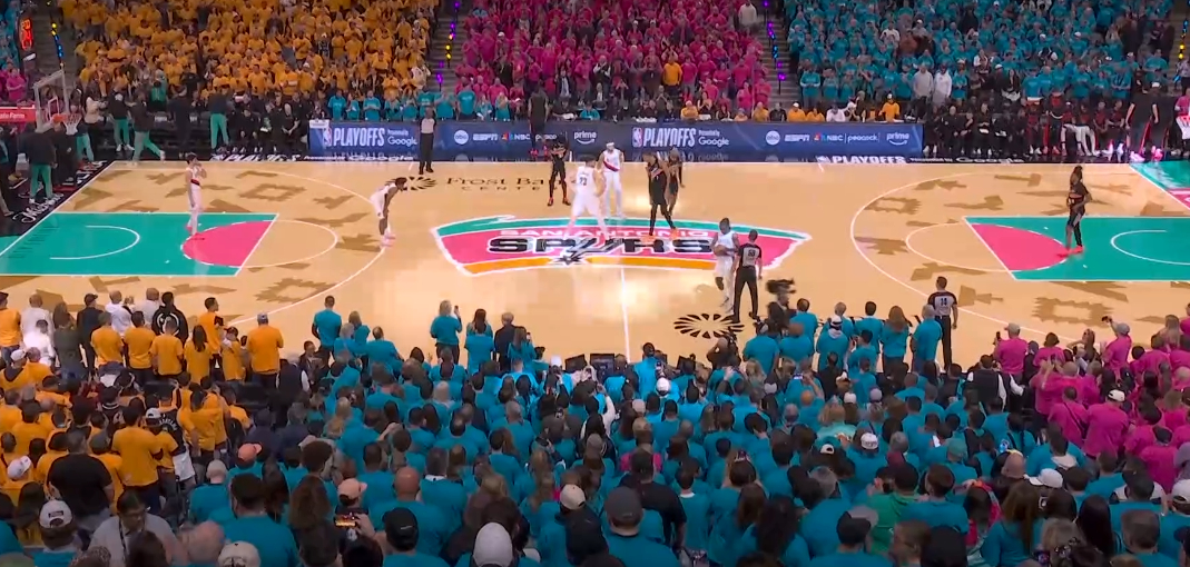 最想看的比赛来了 马刺与开拓者季后赛开战 看球地址 网页链接 nba季后赛开拓者