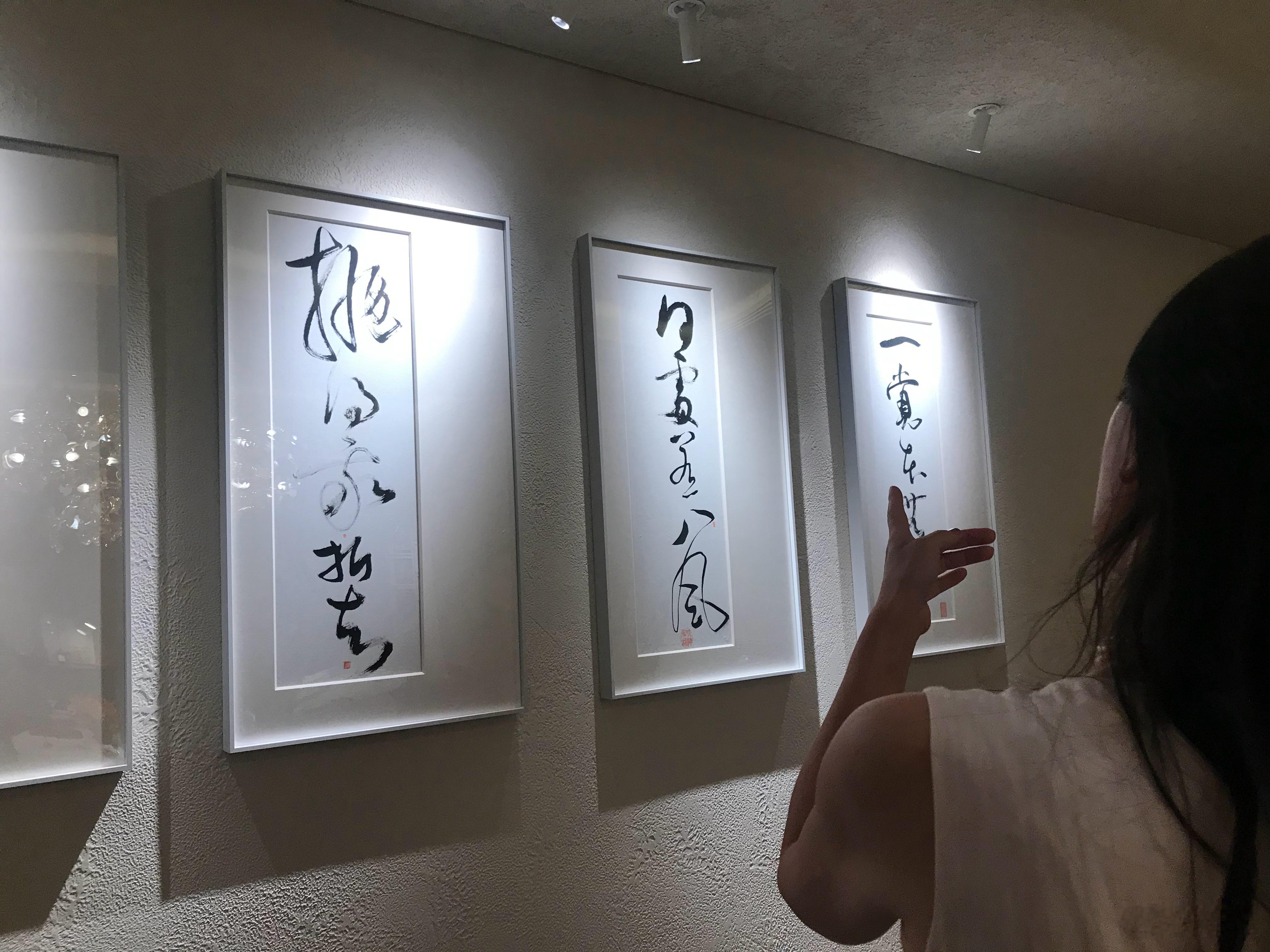 身后的字，为什么我一个都不认识  ，现在的书法家写得太潦草了，还是喜欢启功的字，
