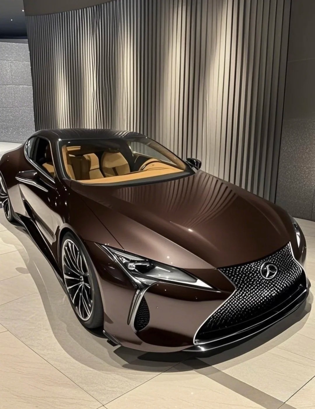 晚上好，这棕色的LEXUS LC还拿不下你？车的新衣 ​​​