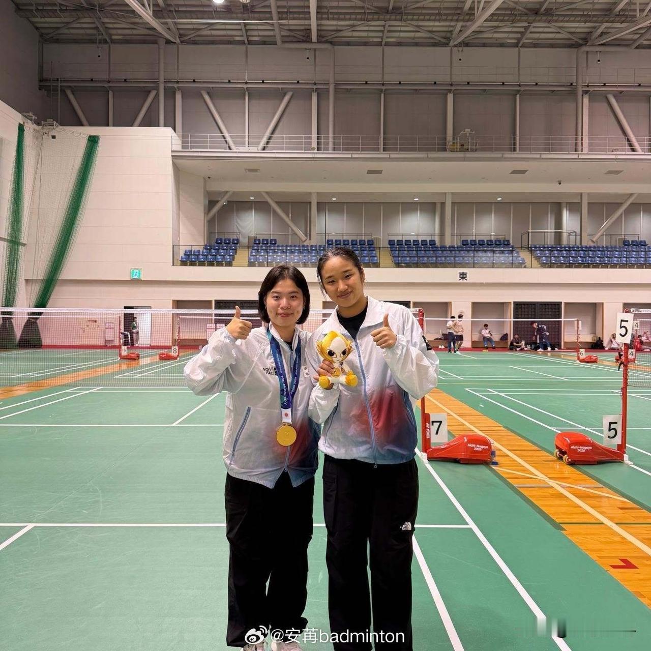 🏸安洗莹亚运夺冠后发文：

能够实现亚运两连冠🏆，如果没有这么多人的帮助，我