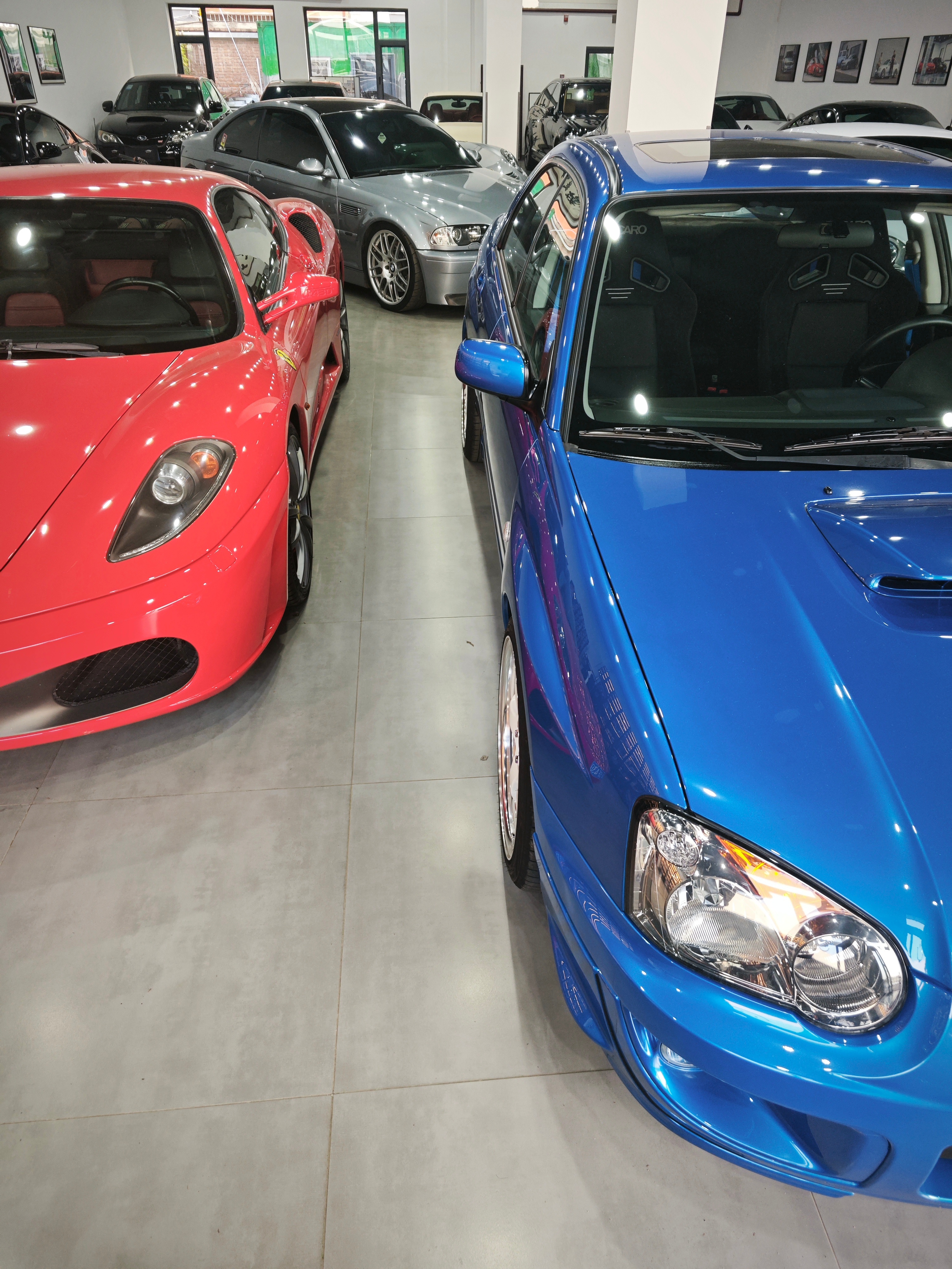 斯巴鲁·翼豹WRX八代法拉利F430 宝马E46 M3 CSL ​​​
