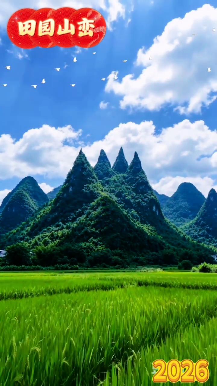 田园山峦。
法师笔山风景。
笔笔笔笔，山山山山。田园山峦。