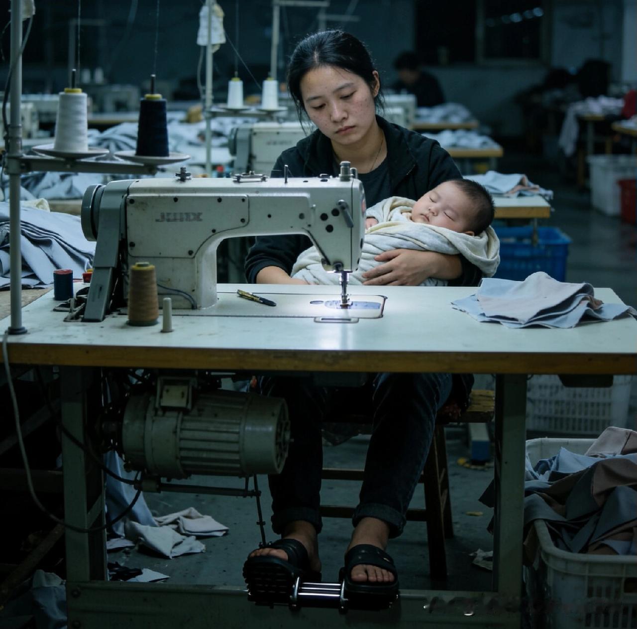 正月初十返岗青岛服装厂：宝妈踩机器养家，忙到深夜才敢躺平，这才是最扎心的日常
 