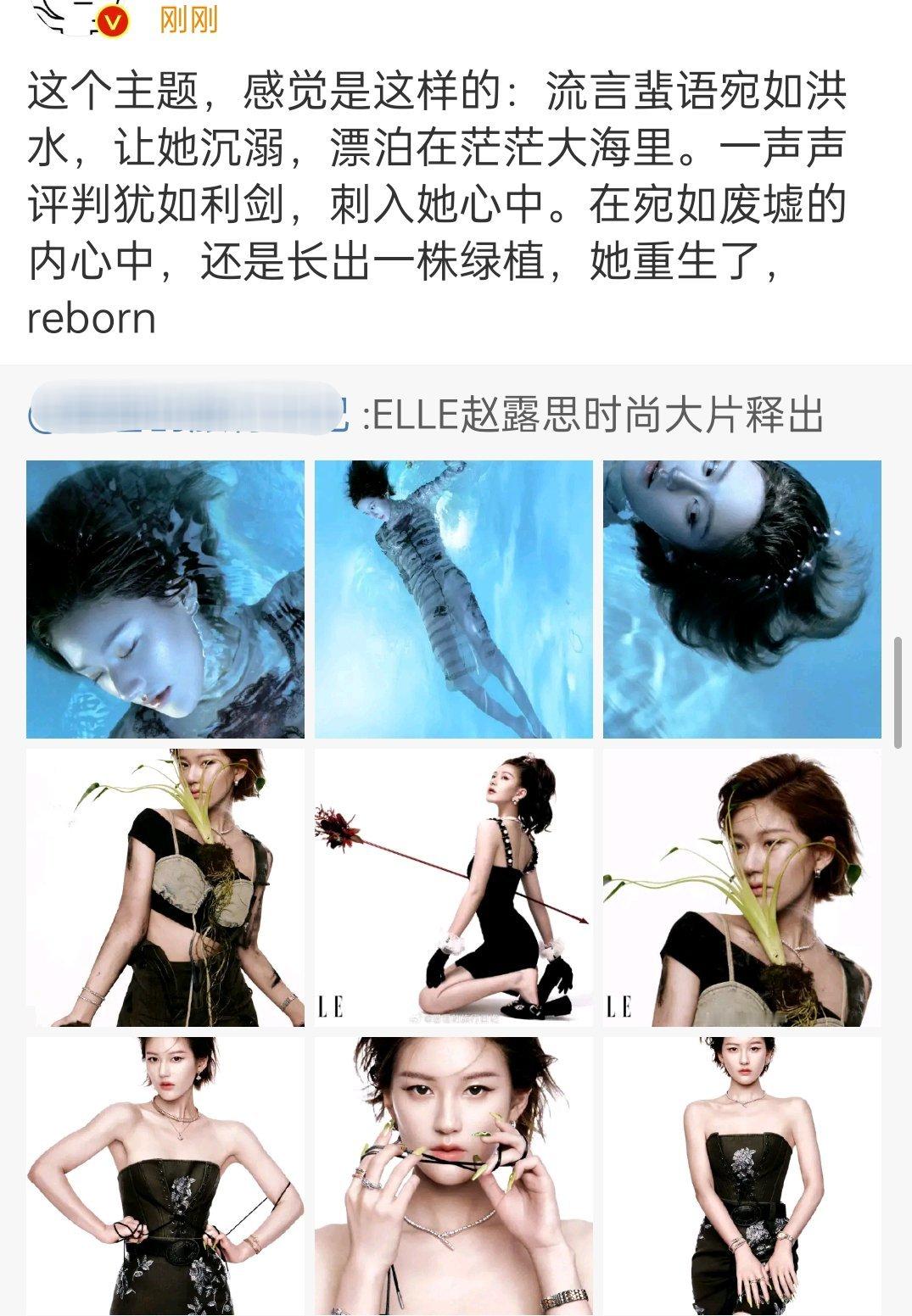 有网友解读赵露思的杂志封面[doge] ​​​