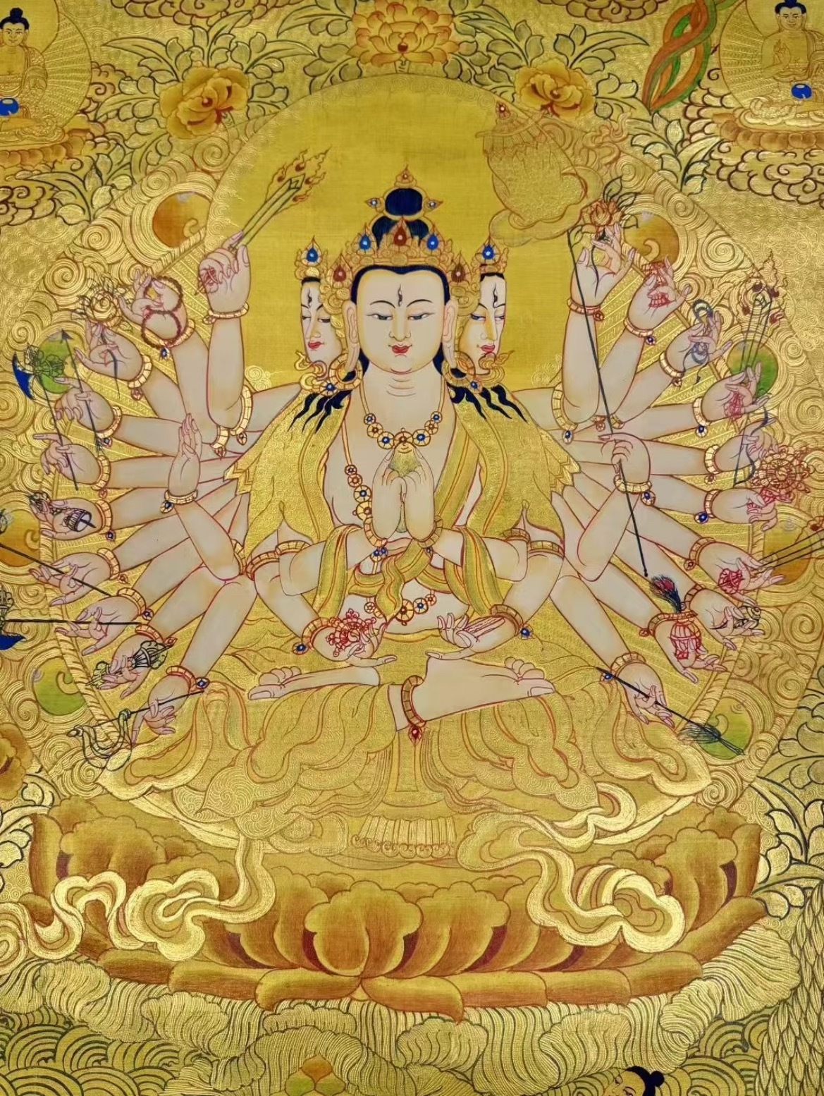 祈请准提佛母保佑爸妈身体健康，平安长寿，家人平安健康，所有众生喜乐平安！ 