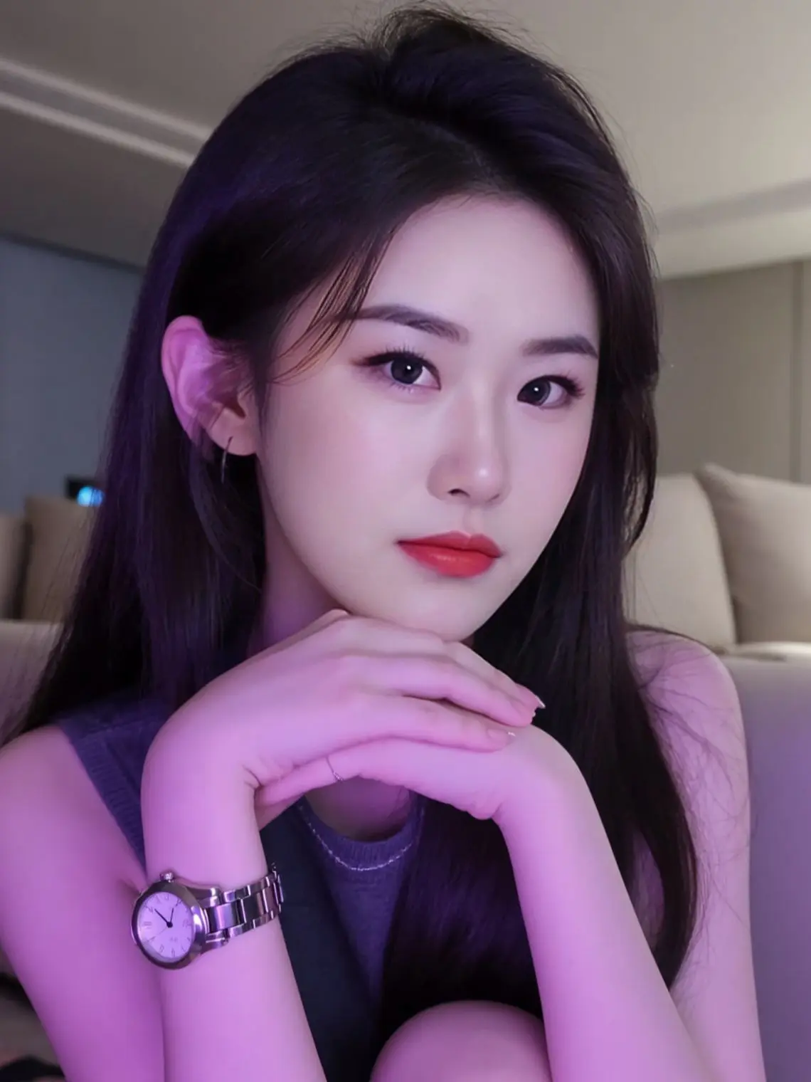 AI紫韵温馨写真 ai创作