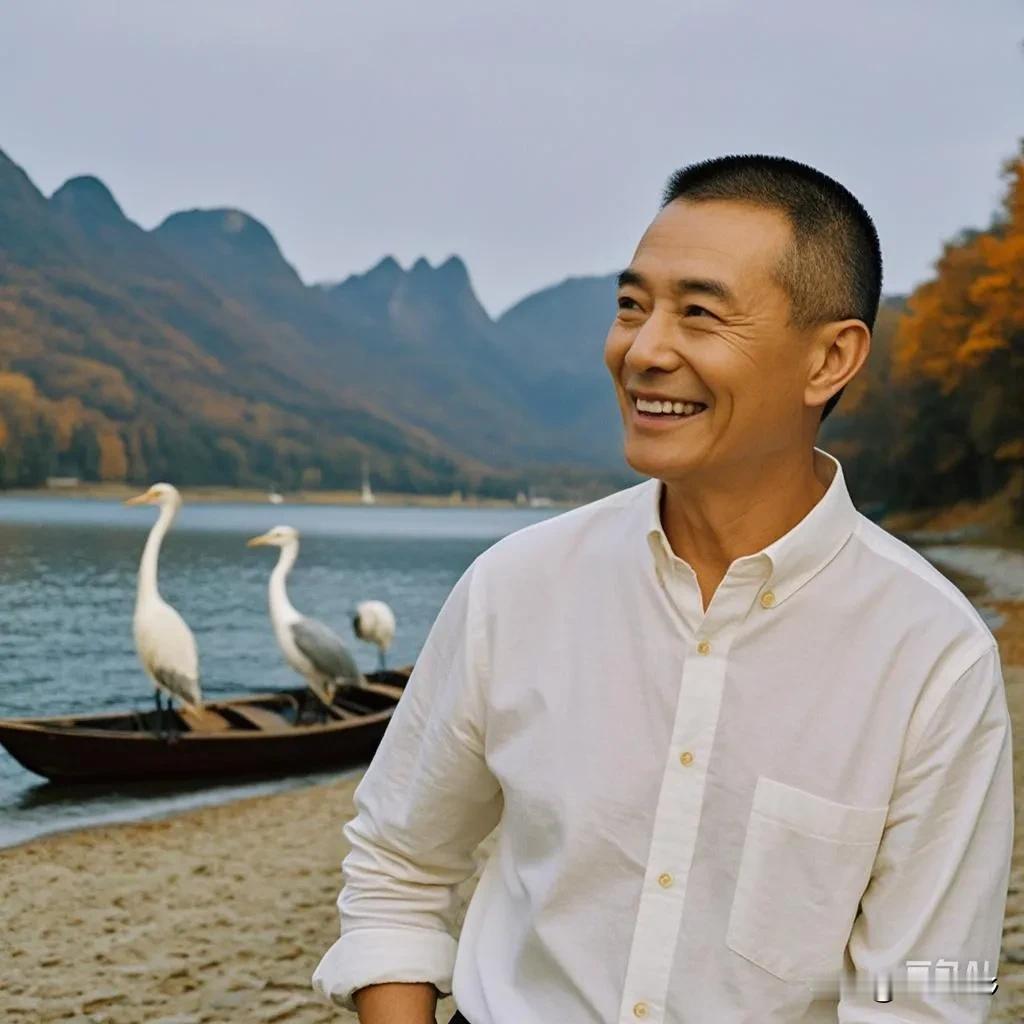 《眺望》
   推窗远眺景如画，
   江水白雾漫天涯。
   红日初升蔚东隅，