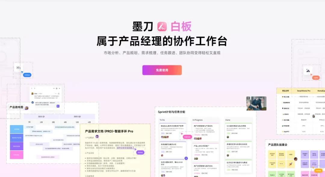 墨刀白板岁末上新，最近很忙很忙，忙着突破墨刀已深耕10载的原型工具领域，终于终于