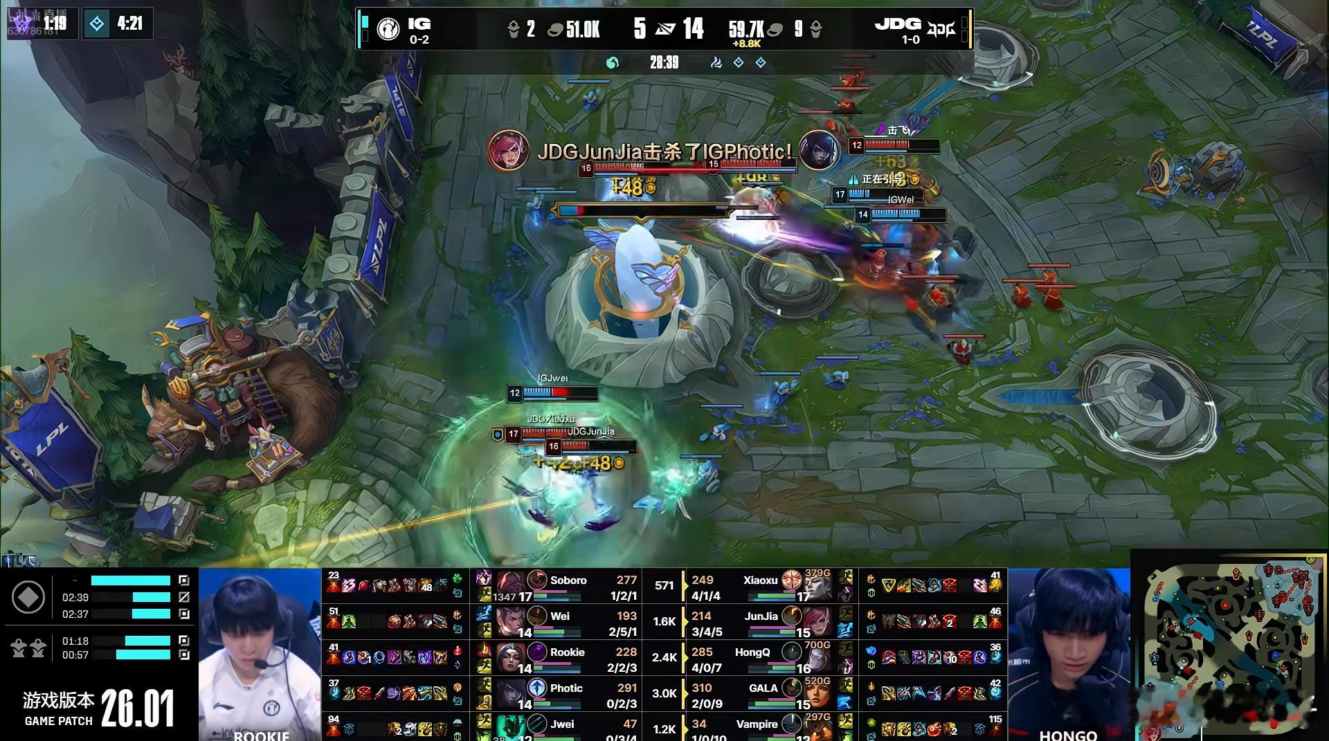 iG现在运营能力好差啊，对面一旦稳住不打架，iG就开始被边路拉扯得慢慢亏，到头来