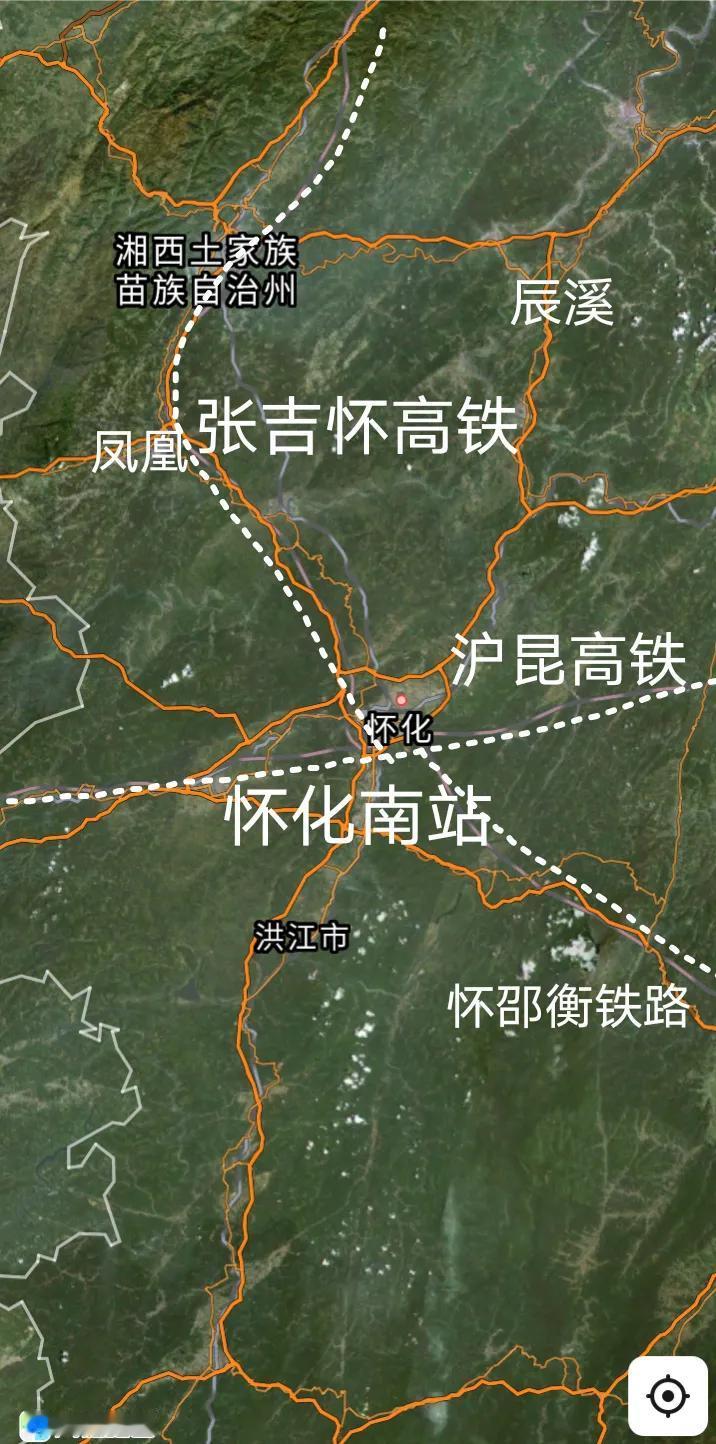 枢纽站，怀化俗称是火车拖来的城市，2014年投入使用的怀化南站(15台19线)目