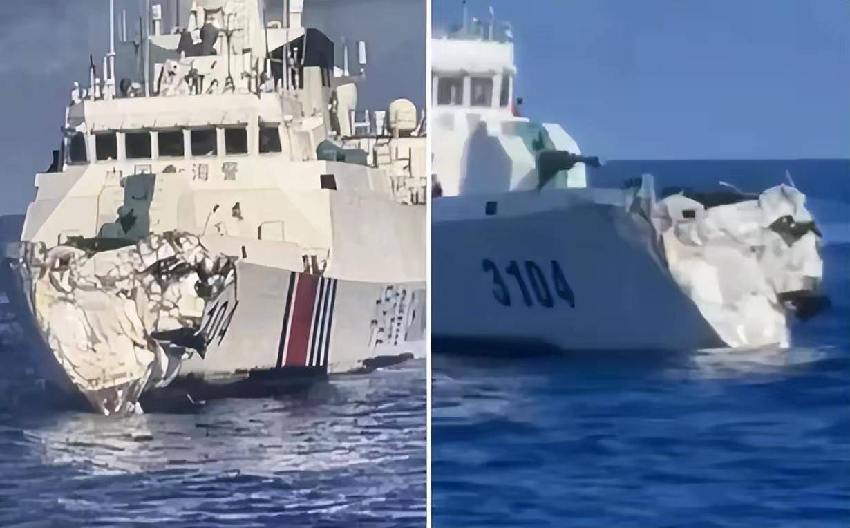 一年前的8月11日中菲海警黄岩岛对峙海警船相撞的事件中，我方还是有两名海警执法人