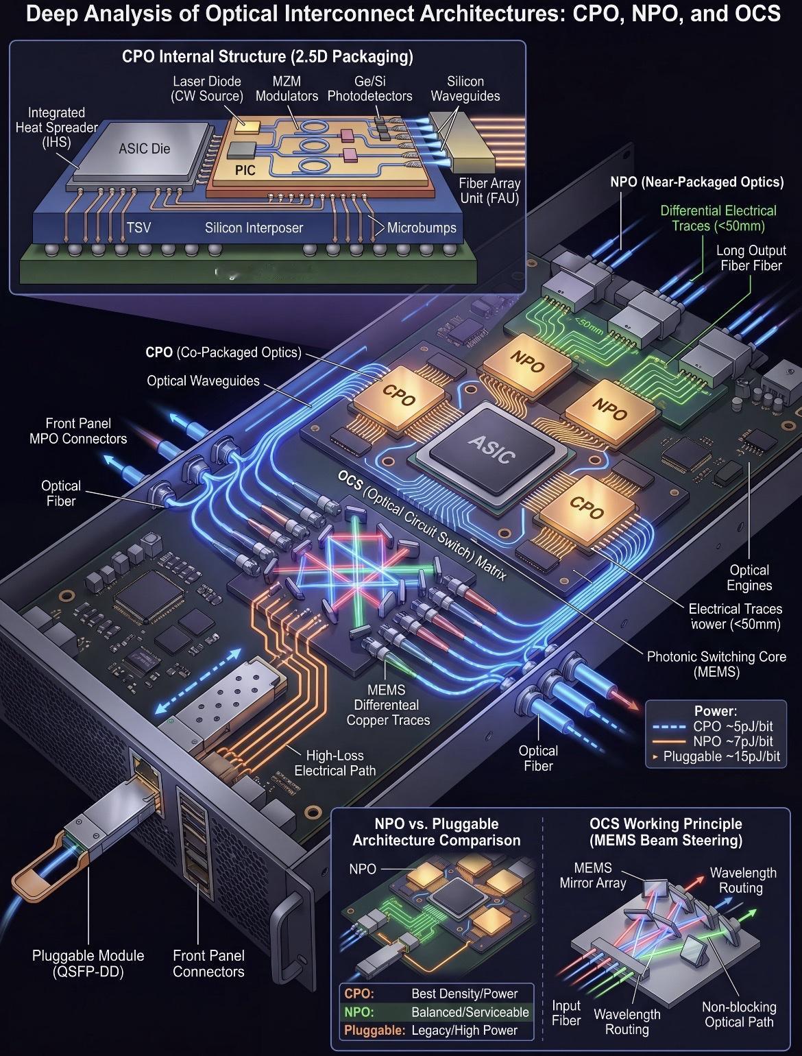 一张图看CPO NPO OCS