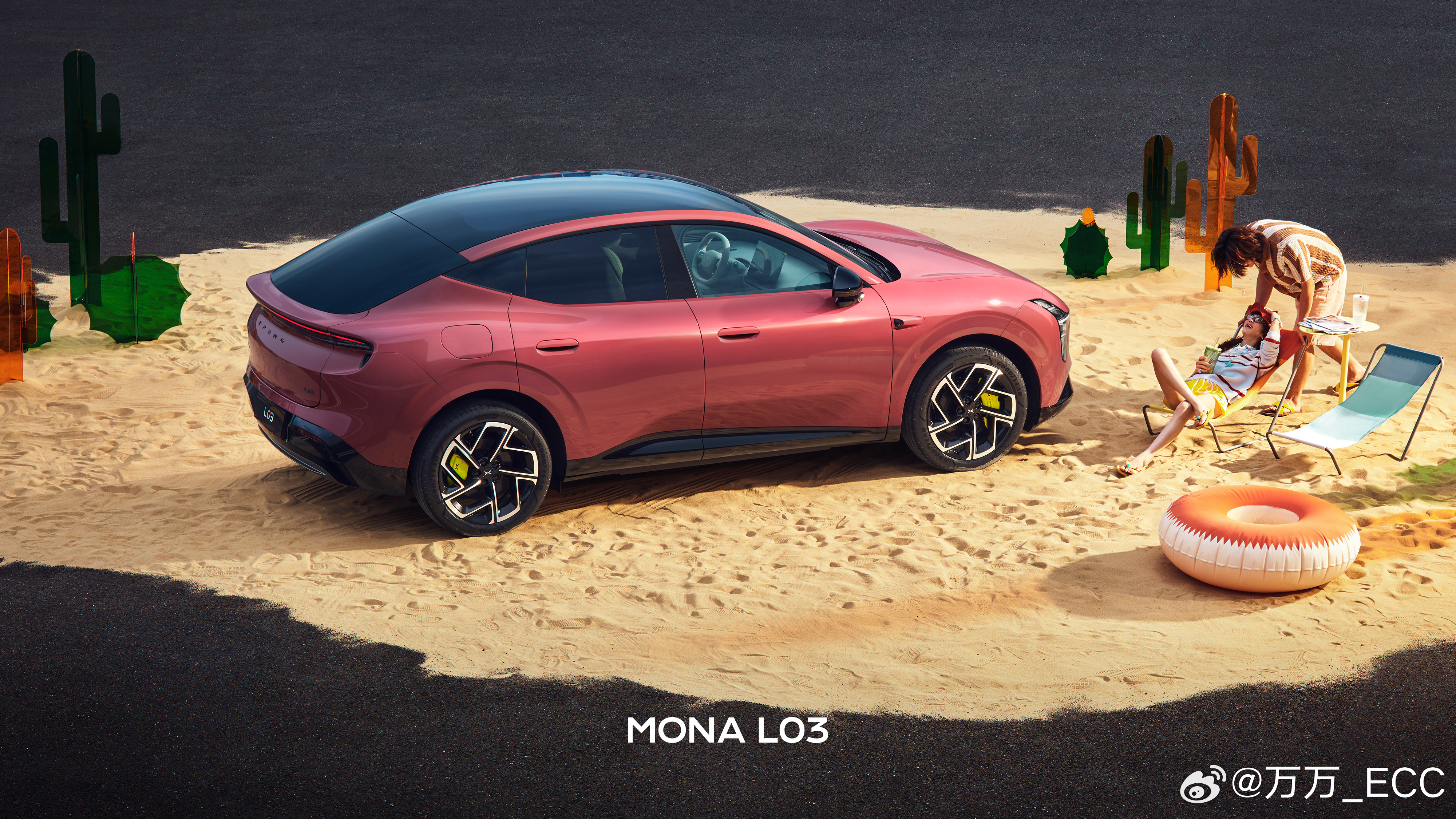 小鹏MONA L03 是今年 P7 之后高颜值的原创设计，也是今年重要的增量车型