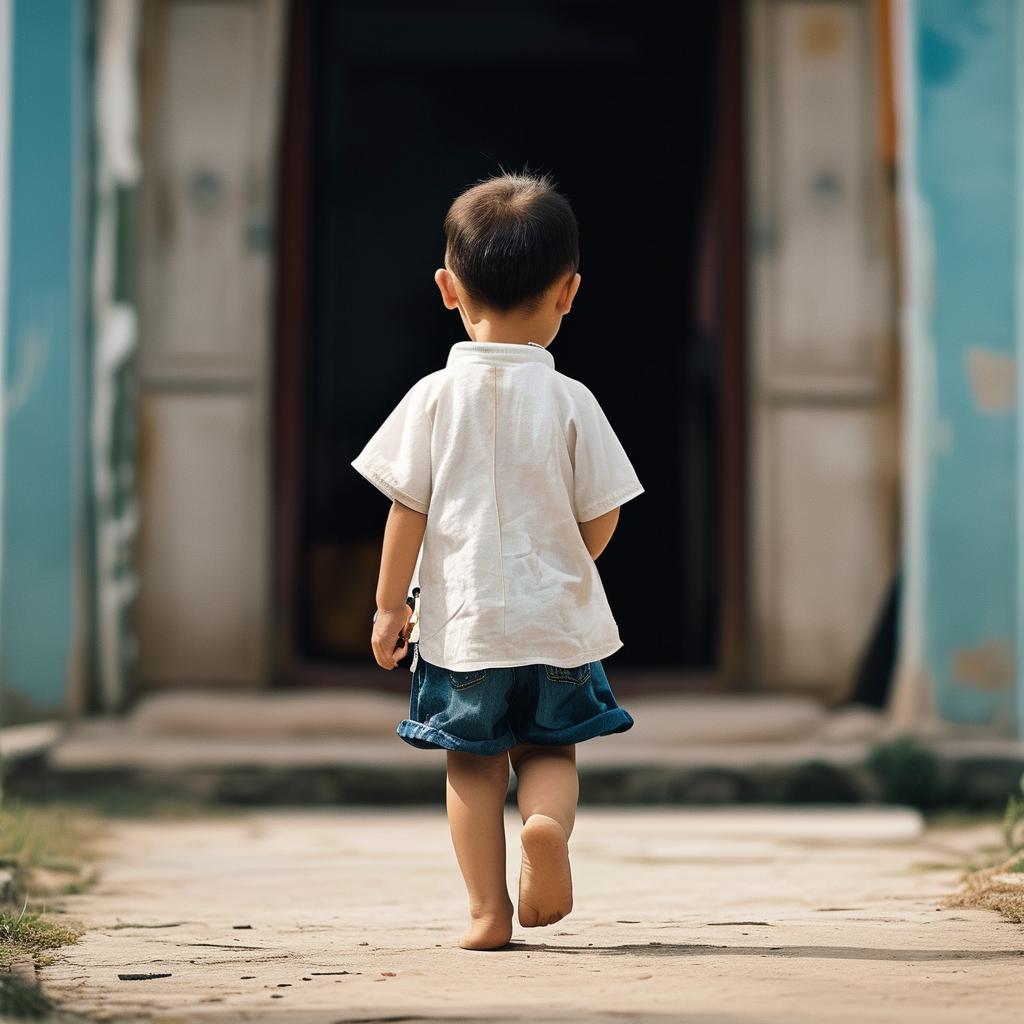 广东，父母离异，儿子因为太想念妈妈，凌晨一个人从爸爸家走几公里来找妈妈！当妈妈看