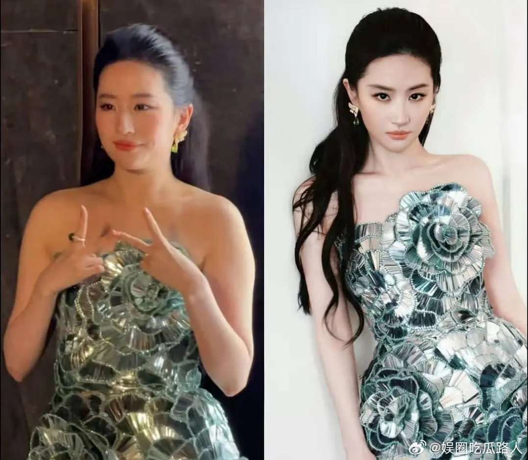 刘亦菲真人肯定就是p后的样子 她的脸真只要客观上审美正常的都会觉得好看吧… 