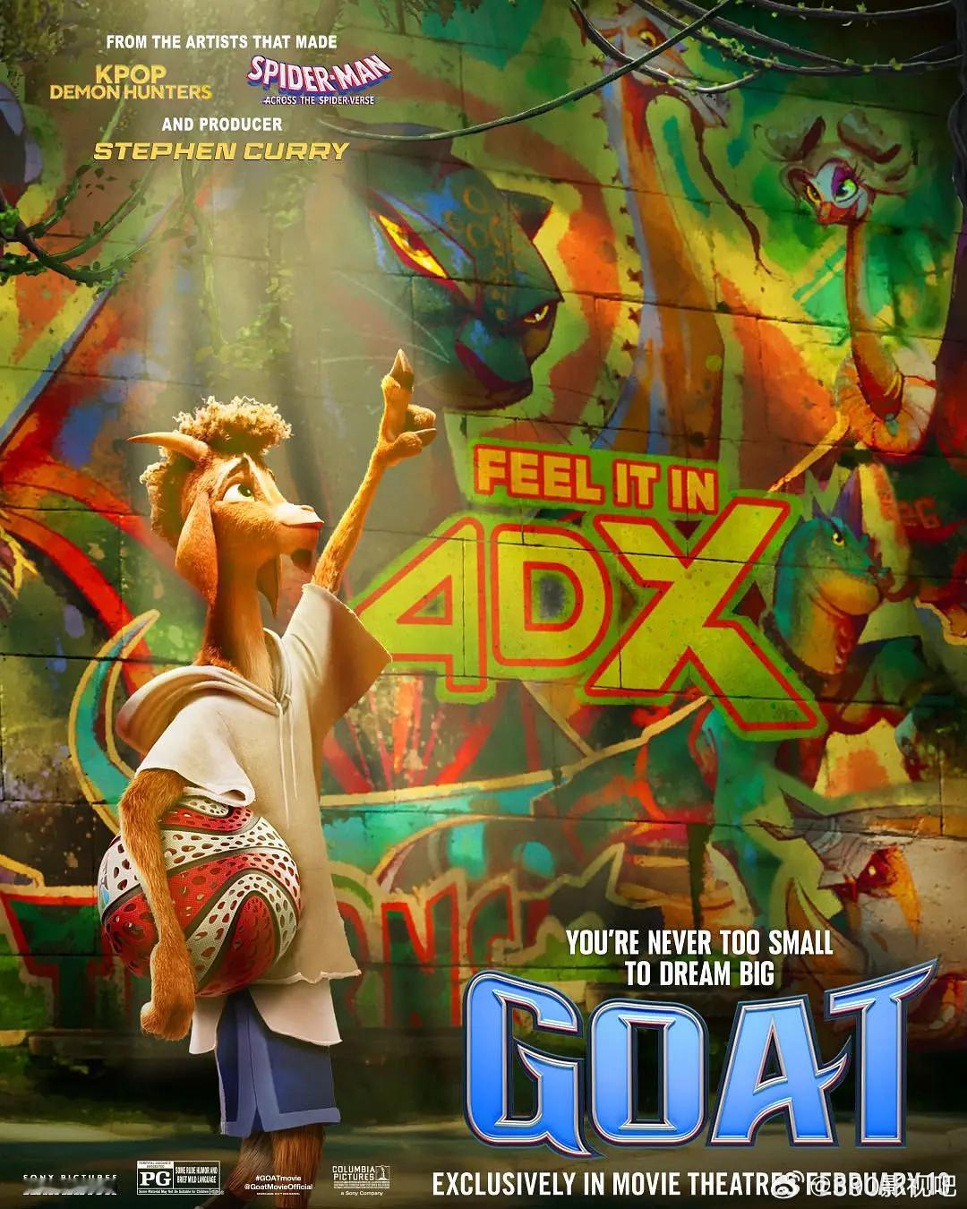 4K蓝光BD2160P中英特效字幕版！奇迹梦之队 Goat (2026)简介：梦