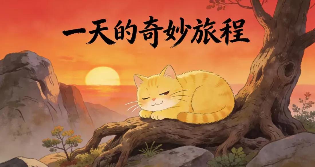 住在山顶的猫一天被迫爬三次山，网友：这是“绝望坡”上最绝望的“打工猫”
太行山顶