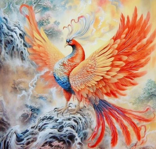 彩凤飞天，鸿运满满。好运乘风而起，人生未来可期🦋🦋 