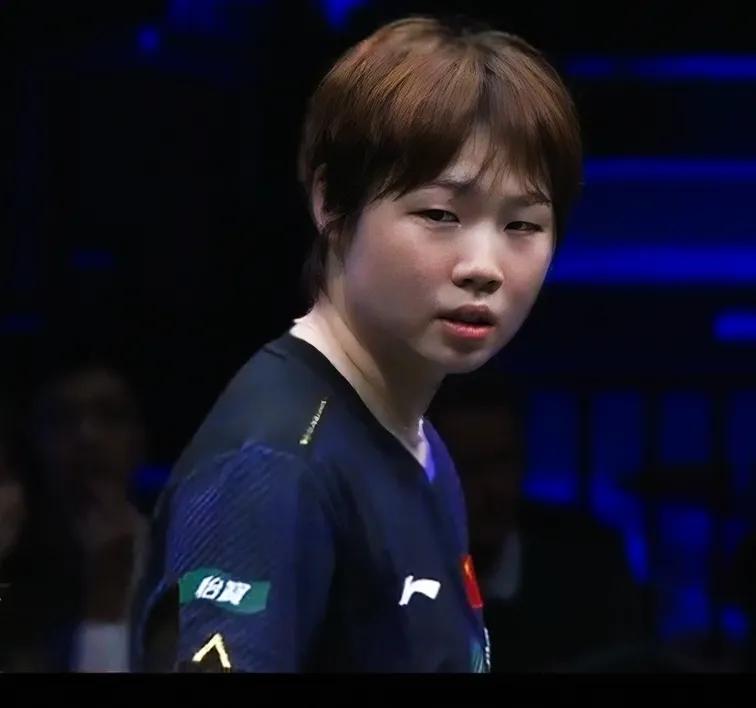 蒯曼与早田希娜大战7局，
才在第七局险胜。
第七局蒯曼是0：4落后，
让人顿生紧