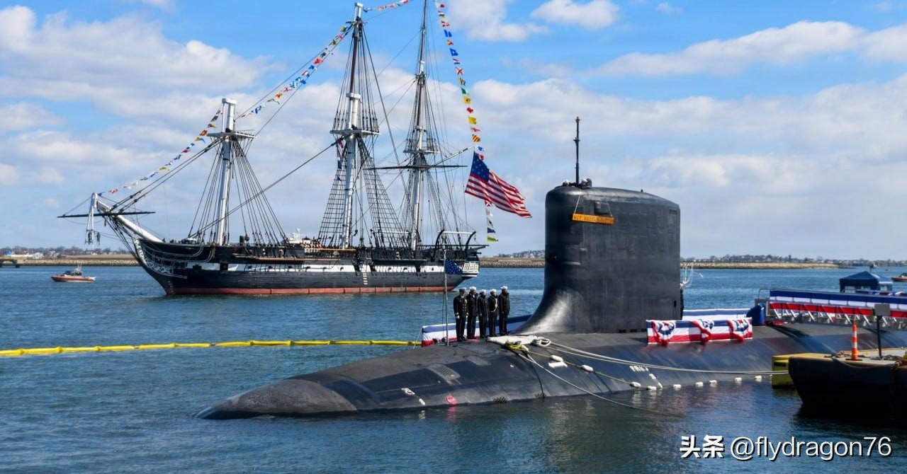 🇺🇸昨日，波士顿举行了一场仪式，将新型核潜艇“马萨诸塞”号（USS Mass