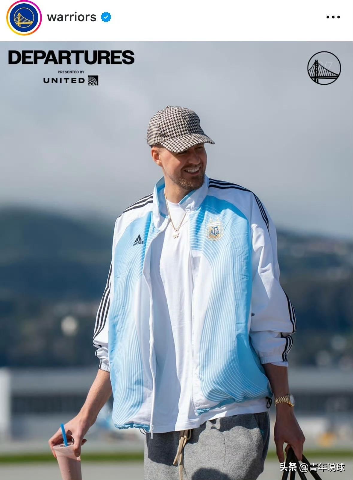 没啥大问题！波尔津吉斯笑容满面！

勇士队将于明天客场挑战火箭队，球队官方于今天