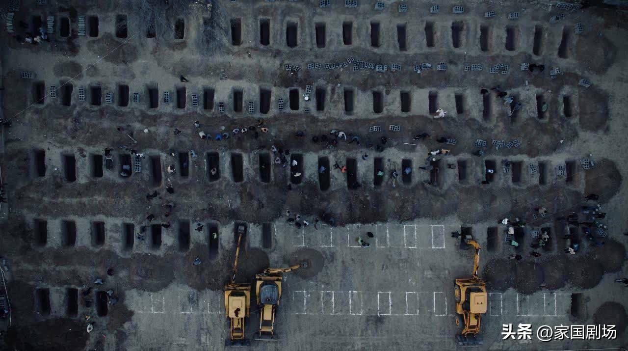 伊朗媒体发布了一张具有象征意义的照片
      165座坟墓，埋葬着在伊朗米纳