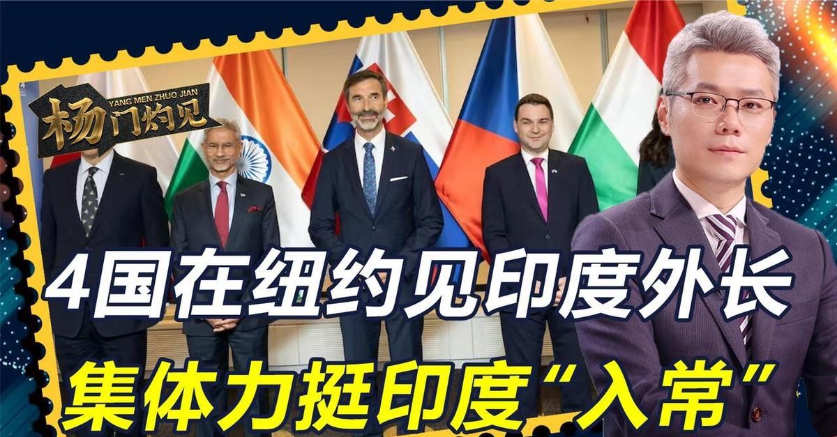 日前，捷克、匈牙利、波兰、斯洛伐克四国外长在纽约与印度外长苏杰生举行会谈，并集体