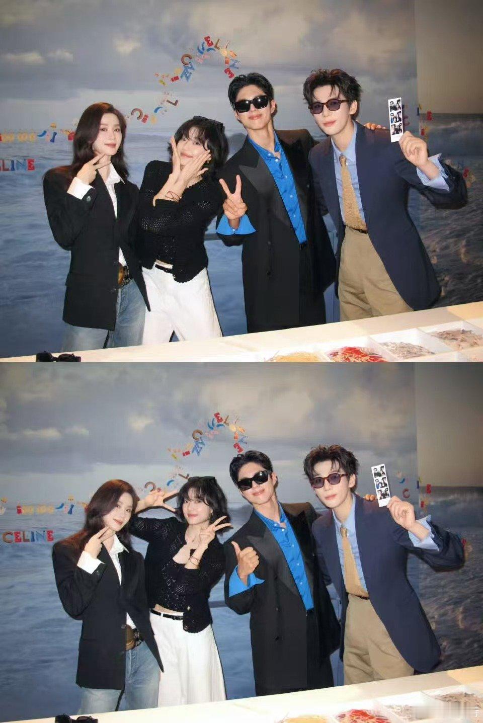 刘诗诗晒与王安宇孙千朴宝剑合照 刘诗诗发了和王安宇孙千朴宝剑合照 刘诗诗发了合照