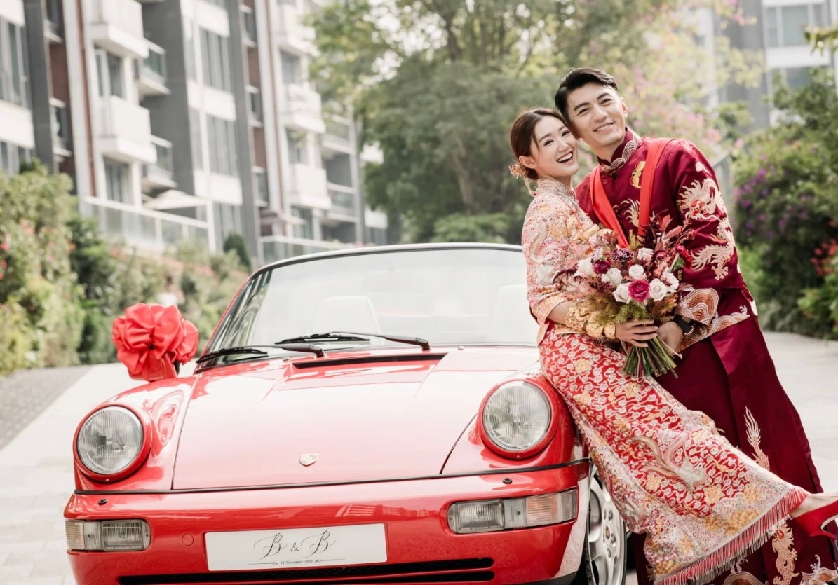 袁伟豪与张宝儿结婚5周年纪念日 袁伟豪分享婚礼花絮照 