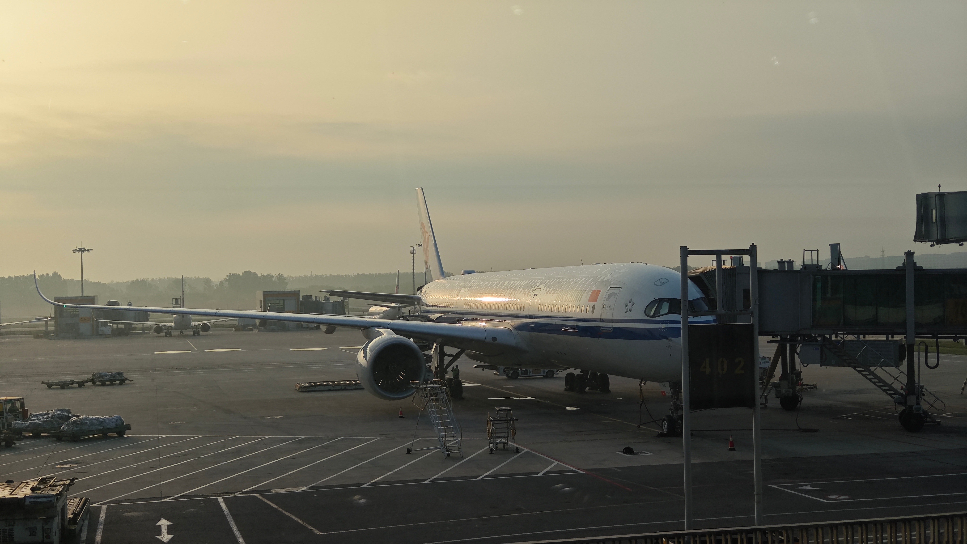 今天飞A350航空 北京·首都机场T3航站楼