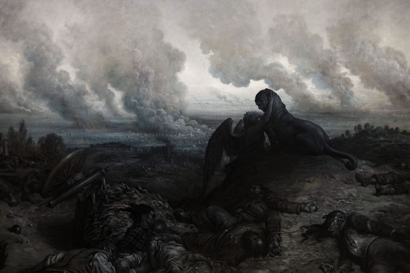 Gustave Doré (1832–1883), The Enigma (so