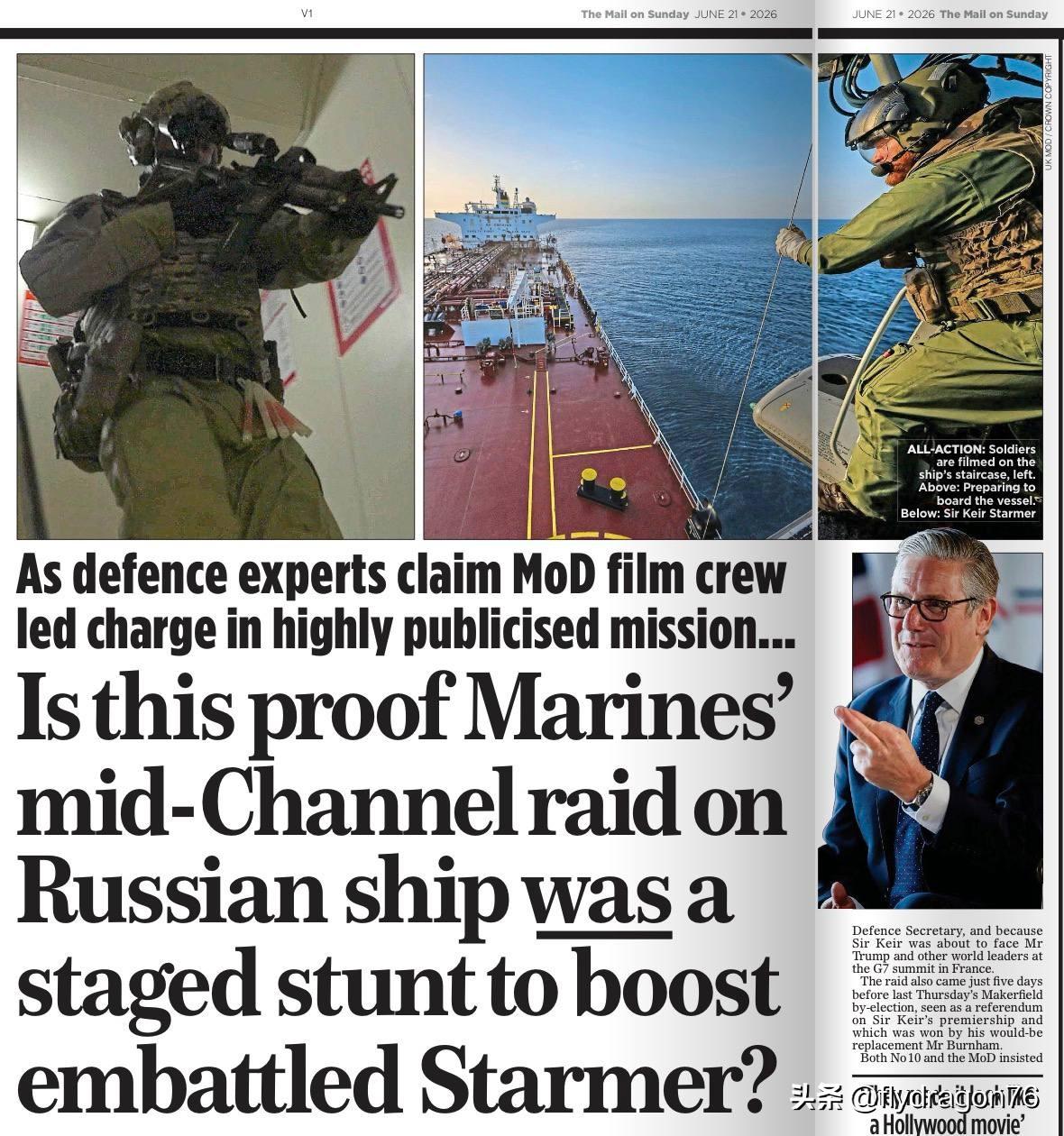 🇬🇧简直不可思议！《星期日邮报》（Mail on Sunday）足足花了一周
