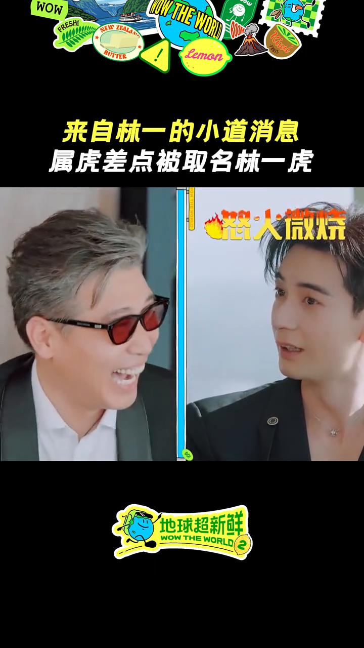 来自林一的小道消息，属虎差点被取名林一虎。
李乃文。
我念林一，饮食习惯爱吃榴莲