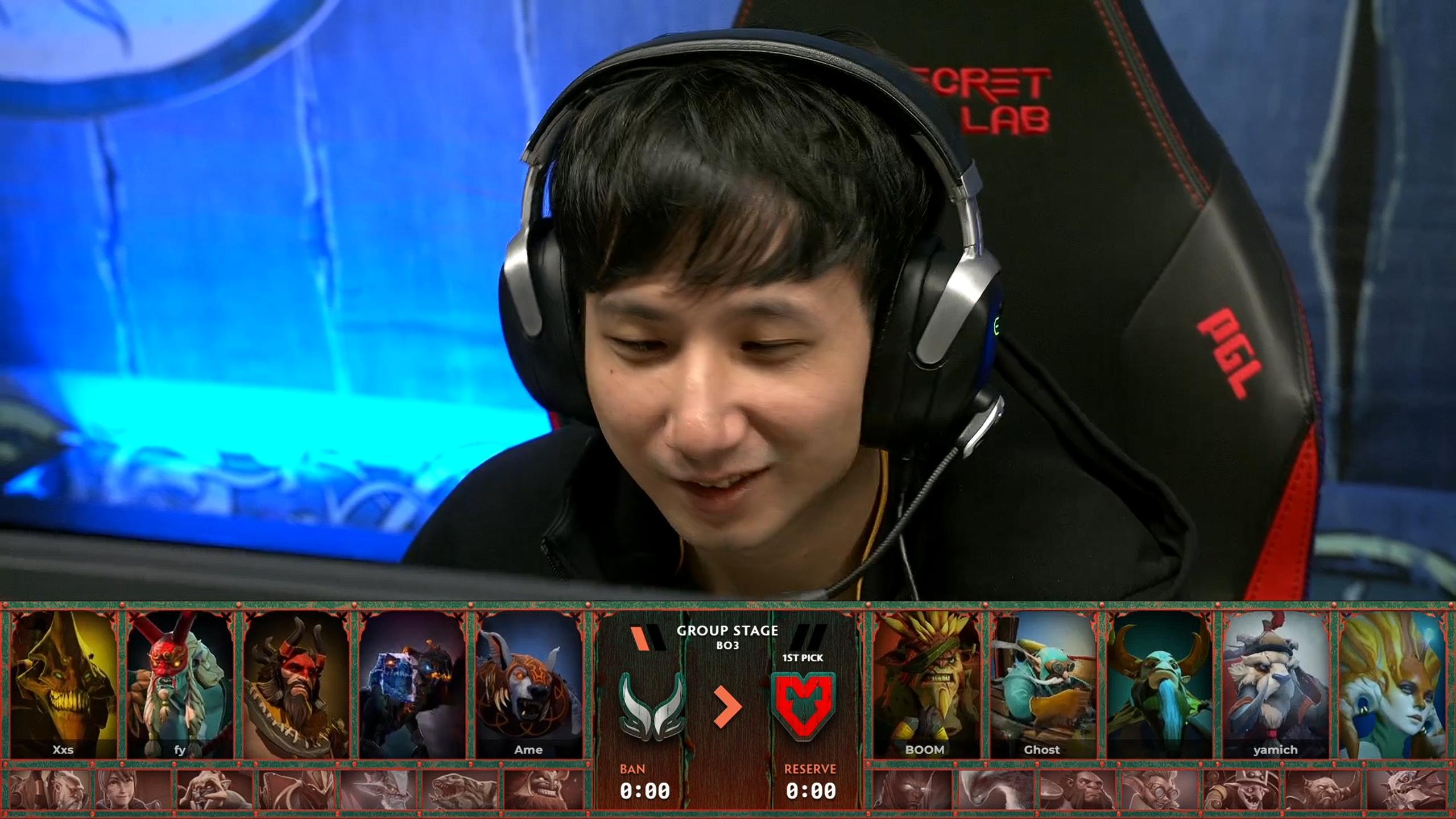 XG vs Mouz第二局BP结束，森哥笑的好开心，哥拍能否宰猪？ 