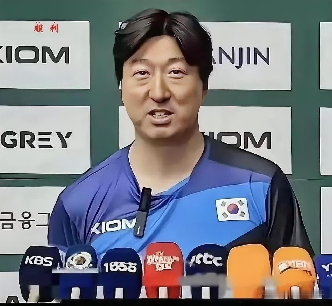 “扎心了”！
韩国男团0：3中国队，赛后韩国主帅吴尚垠，谈到小组赛战胜过的对手，
