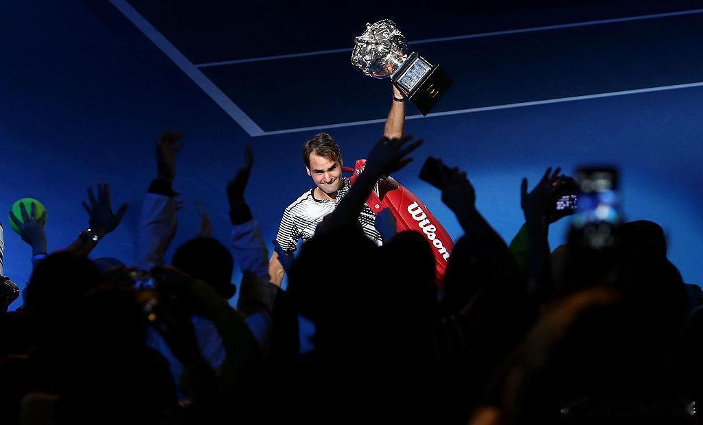 时光倒流，经典回顾🎾2017年澳网男单决赛，费德勒在决胜盘1-3落后的情况下逆