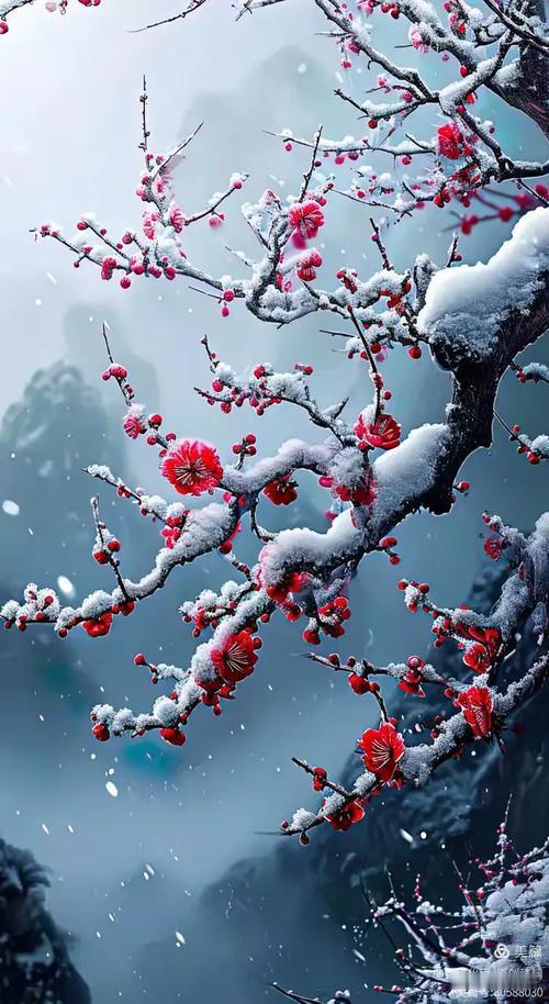 上联：夏雨荷花艳，下联才子请冬雪红梅娇