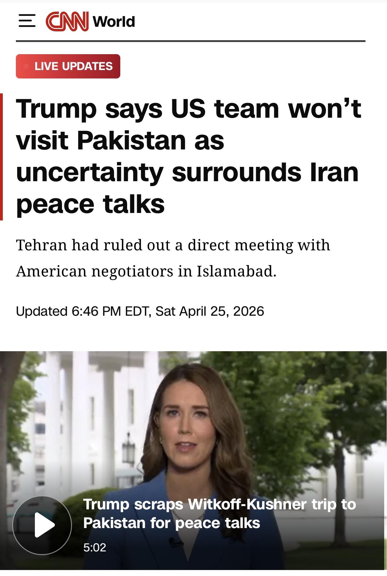 美媒：伊朗总统表示，伊朗不会在美国的压力下“被迫”参与谈判

美国有线电视新闻网