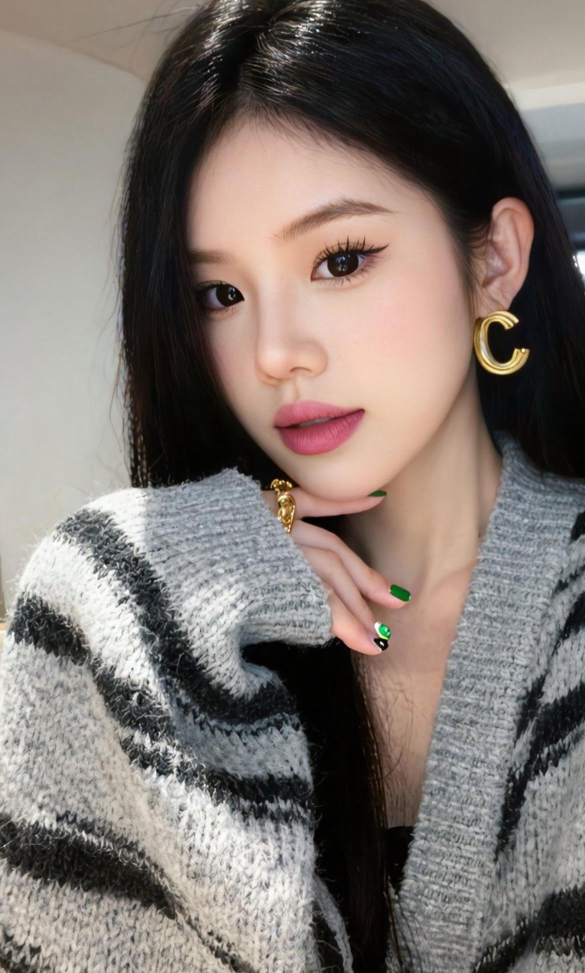 姐妹们！这身氛围感穿搭被问疯了🔥回头率100%！

✨慵懒法式针织衫+高腰开衩