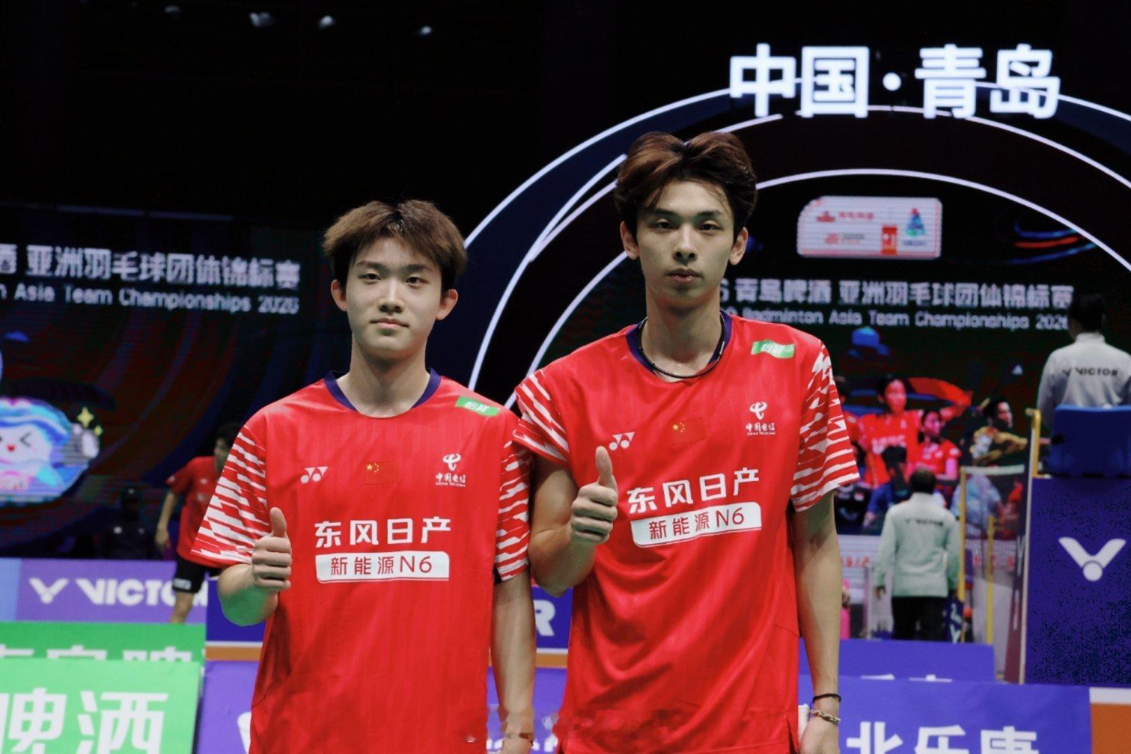 胡珂源/林祥毅2比0拿下一双，为国羽再得一分世说新羽