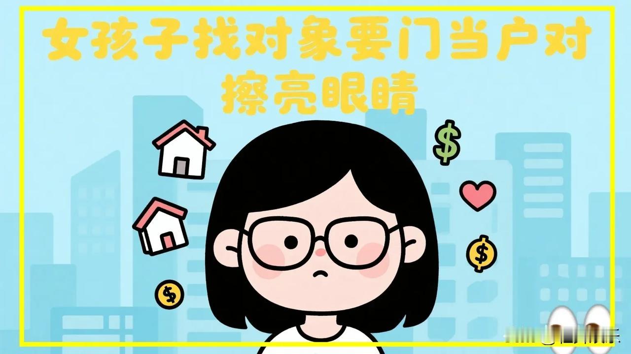 年轻人找对象真不能凑合
一定要方方面面考虑周全
特别是女孩子
关系到一辈子的幸福