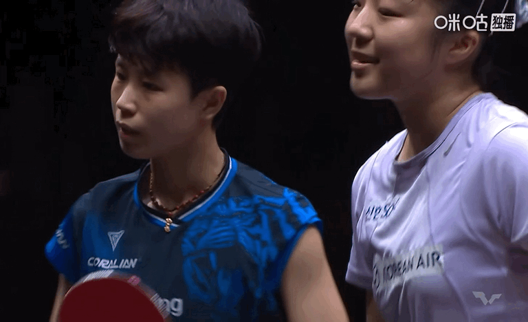 WTT香港总决赛2025 女单1/8决赛：🇰🇷朱芊曦4比2申裕斌🇰🇷（1