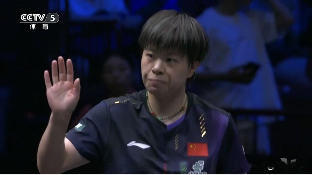 状态神勇王艺迪4-2力克日本的张本美和，晋级WTT欧洲大满贯女单决赛。
   在