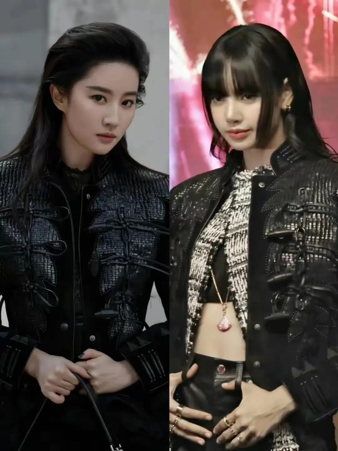 这是“跳进黄河也洗不清”了？

刘亦菲撞衫Lisa，这怎么看，也是后者演绎的更好