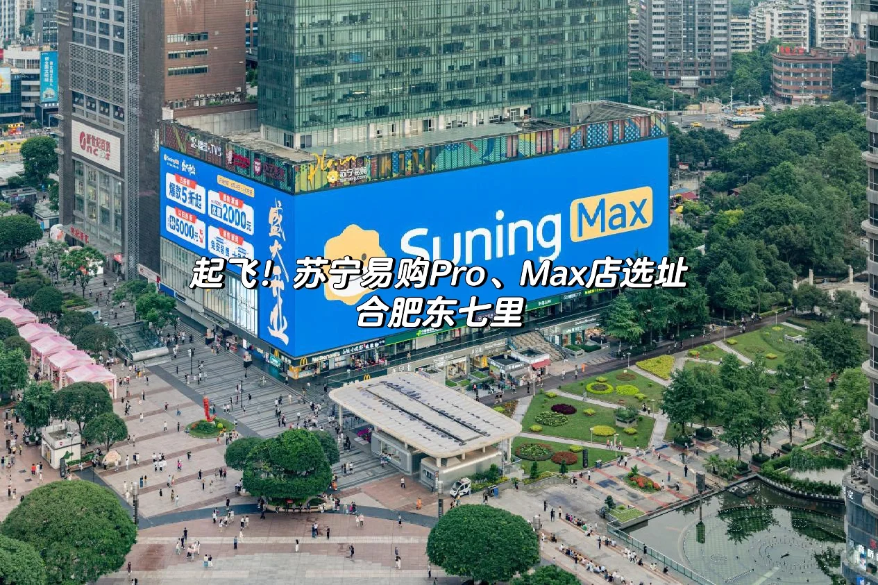 起飞🛫️！苏宁易购Pro、Max 店落户合肥东七里