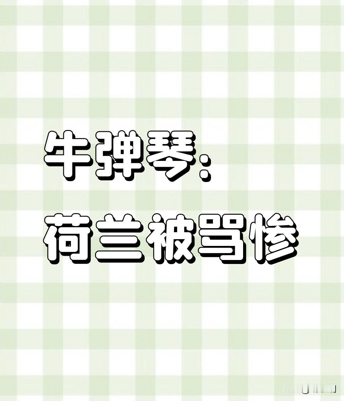 荷兰这次真是闹了个大笑话，被骂惨一点不冤。荷兰政府强行接管中资旗下子公司，还任命